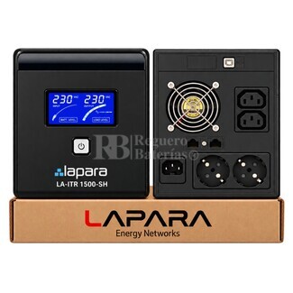 SAI 1500VA 1050W Sinusoidal Pura LCD | Lapara LA-ITR 1500-SH